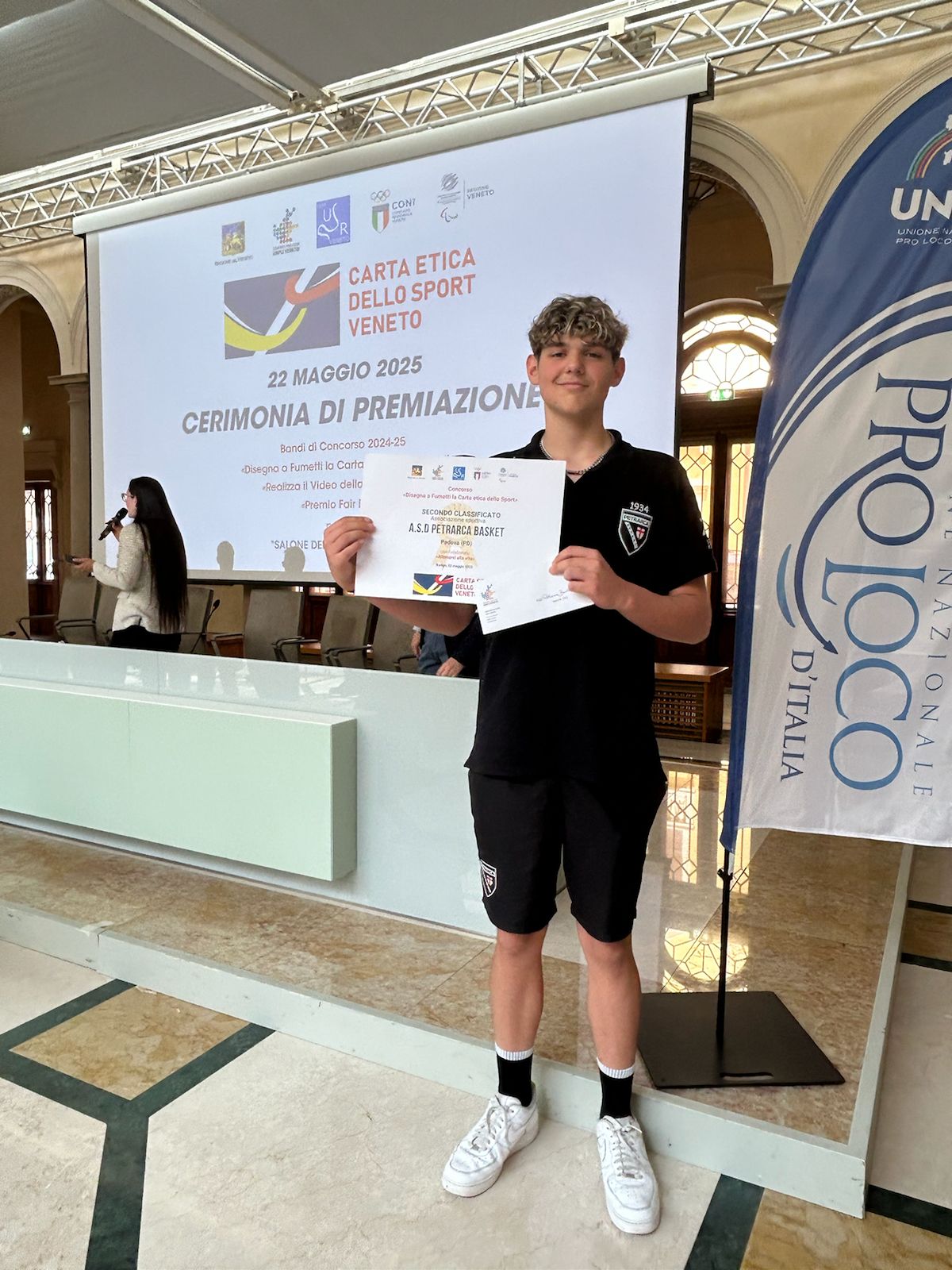 Petrarca Basket premiato alla Carta Etica dello Sport 2024/2025